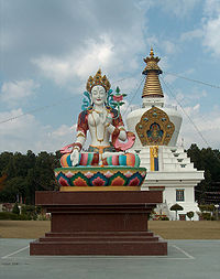 Tara statue Great Stupa Dehra Dun.jpg